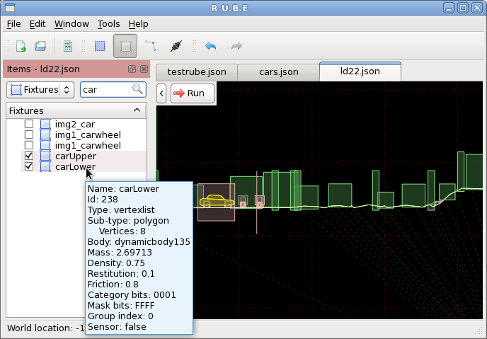 Box2D editor R.U.B.E. pro